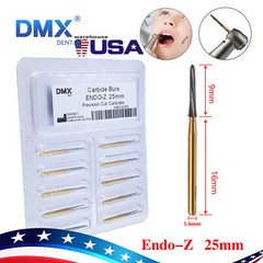 Dental Endodontic ENDO-Z Tungsten Carbide Burs FG Round Bur High Speed 10Pc/pack