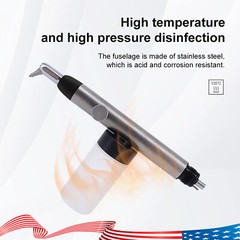 Dental Alumina Air Abrasion Polisher Microetcher Sandblasting Gun 4Hole W/ Water