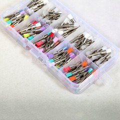 200Pcs/Box Dental Nylon Materials Closure Flat Polishing Prophylaxis Brushes