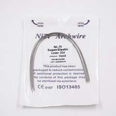10 Pcs Dental Orthodontic Super Elastic Niti Arch Wire Round 012-020 Upper Lower