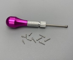 Dental Orthodontic Implant Mini Screws Self-Drilling Screwdriver Blue/Fuchsia