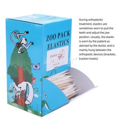 Dental Orthodontic Rubber Bands Ortho Elastics Latex Braces/Elastic Placer Hooks