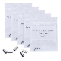 10Pc/Pack Dental Ortho Lingual Button Bondable Crimpable Hook Tube Small / Large