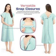 NY Threads Women’s Hospital Gown Soft and Stylish Comfortable Patient Gown,…