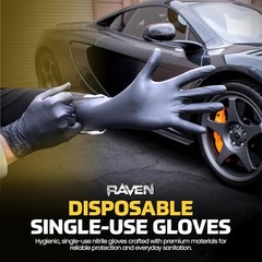 Powder Free Nitrile Gloves 7 Mil Disposable Puncture Resistant Chemical Safe New