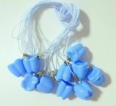 Dental Milk Teeth Holder Box Plastic Necklace Tooth Shape Baby Kid Toy 10Pc/Pack