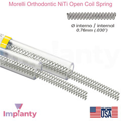 Morelli 0rthodontic NiTi Open Coil Dental Spring Medium-200gf Force 3 Sticks