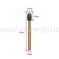 10-100pcs Dental Tungsten Carbide Bur Trimming & Finishing Egg Football Bur FG