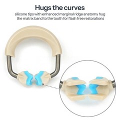 Dental Matrix Bands Ring Sectional Matrice Clamp 3D Separator Fit for Garrison