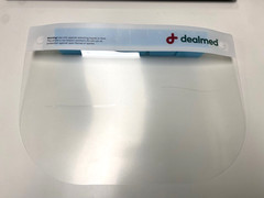 Dealmed Full-Length Face Shield, Lightweight Adult Disposable Face Masks, 30 Cou