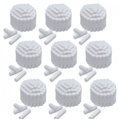 2000x Dental Cotton Rolls Premium Quality Size #2 Medium Nonsterile, 3/8″