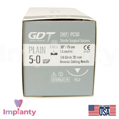 GDT Dental Mon0fiIament Plain Catgut Thread Collagen SteriIe Individual Packs
