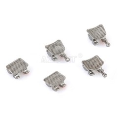 10X Dental Orthodontic Metal Brackets Braces Standard MBT.022 Hooks 345 AZDENT