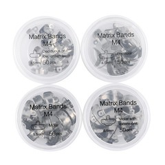 Dental Sectional Contoured Matrices Matrix Bands Metal Refills 50 Pcs 0.038mm