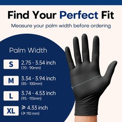 Disposable Nitrile Gloves, Chemical Resistant, Powder-Free, Latex-Free, Food …