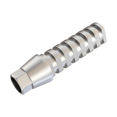1pcs Temporary Straight Titanium Abutment With Screw Conical Connection RP