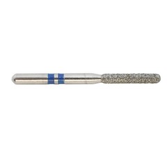 Zirconia Diamond Bur Crown Removal Round End Cylinder Medium Grit Z881/014M FG