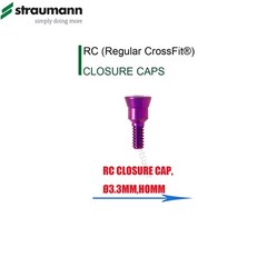 Closure Cover Screw RC/NC 0/0.5mm fits Straumann ITI Bone Level Healing Abutment