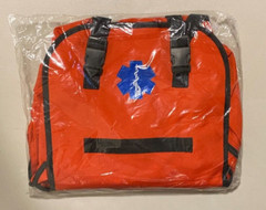 LOT of 2 EMi 620 Trauma Bag / First Responders Bag, Nylon, Orange, 17″x10″x7″