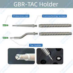 Dental GBR System Membrane Fixation Bone Tack Pin Holder Case Titanium TAC USA