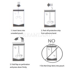 Sterilization Pouches- 3.5 ” x 10 ” Dental Self Seal Pouch Bag 200 Bags