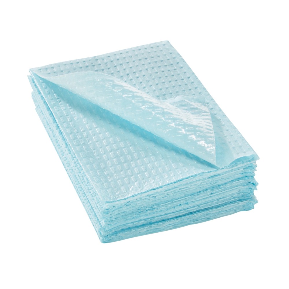 McKesson Blue Dental Medical Tattoo Procedure 2-Ply Towel Bibs 13″ W x 18” L –