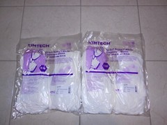 KIMBERLY-CLARK KIMTECH G3 EVT CLEANROOM GLOVES 100 PAIRS SIZE 7.5 MED. # 62007
