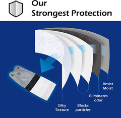 5-PLY Blueeagle Disposable Face Mask | 3D-Structure | PM 2.5 | Soft Inner Layer