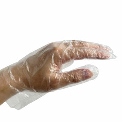 10000-20000 Clear 1.5Mil High Density Polyethylene FoodService Disposable Gloves