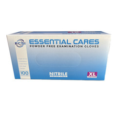 Nitrile Disposable Exam Gloves Powder Free,3.5Mil S,M,L,XL (100pcs/Bx),Blue