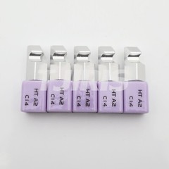 5pcs Dental Lithium Disilicate Glass Ceramic Block C14 e.max for PlanMill
