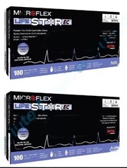 *200-Gloves* Ansell MicroFlex LIFESTAR EC PF Dual Layer Extended Cuff LSE-104-L