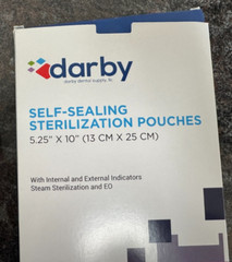 Sterilization Pouches 5.25″ x 10″ Darby – 1 Box (200/box)