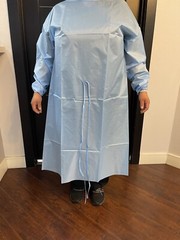Disposable Isolation Lab Gowns Long Sleeve Water Resistant PPE 10 Count