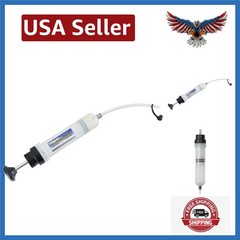 Compact 7oz Fluid Extraction Syringe with Easy Clean Design for Auto Maintenance