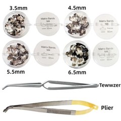 Dental Sectional Matrix 3D Matrices Band Hole Protrusions Matrice Tweezers Plier