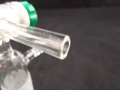 CHEMGLASS Glass 100mL C Frit Solid Phase Peptide Synthesis Vessel GL-25 24/40