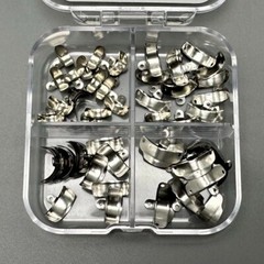 50 Pcs Dental Matrix Band 3D Hole Protrusions Matrices 3.5mm-6.5mm Contoured