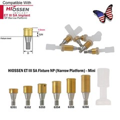 Locator Attachment Tapered Overdenture Abutment Fit Hiossen/Nobel/Biocare/Zimmer