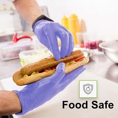 FifthPulse Biodegradable Nitrile Gloves Medium 150 Count Powder~Free Food Safe