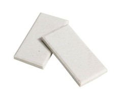 United Scientific™ White Streak Plates, Geology Tools, 2X1,