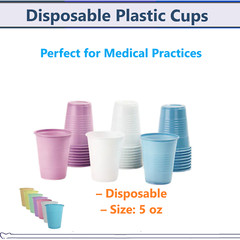 Dental Cups 5 oz Office Patient Medical Plastic Drinking Disposable 100-5000 Cup