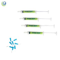 Dental Acid Etching Gel 37% Phosphoric 4 x 1.2ml Syringes Silica Free Blue Prime