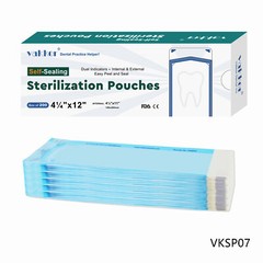 Vakker 200 4.25″ x 12″ Dental Self Sealing Sterilization Pouches Autoclave Bag