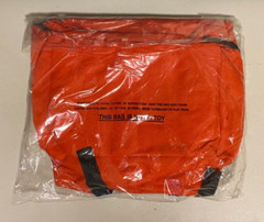 LOT of 2 EMi 620 Trauma Bag / First Responders Bag, Nylon, Orange, 17″x10″x7″