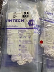 50 Pairs Kimtech Sterile White Nitrile Gloves Size 8.5 (Medium)