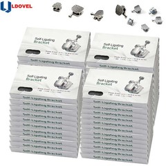 1 box /20pcs Dental Orthodontic Self Ligating Braces Bracket Roth.022 Hooks 345
