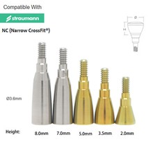 US Dental Healing Cap Abutment NC/RC Cover Screw Compatible Straumann ITI BL/BLT