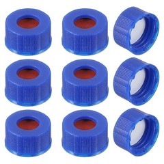 1000Pcs 9mm Autosampler Vial Caps 9-425 HPLC Vials Blue Screw Thread Cap