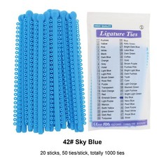1000pcs Orthodontic Ligature Ties Elastic Ligas Ortodoncia Rubber Bands Brackets